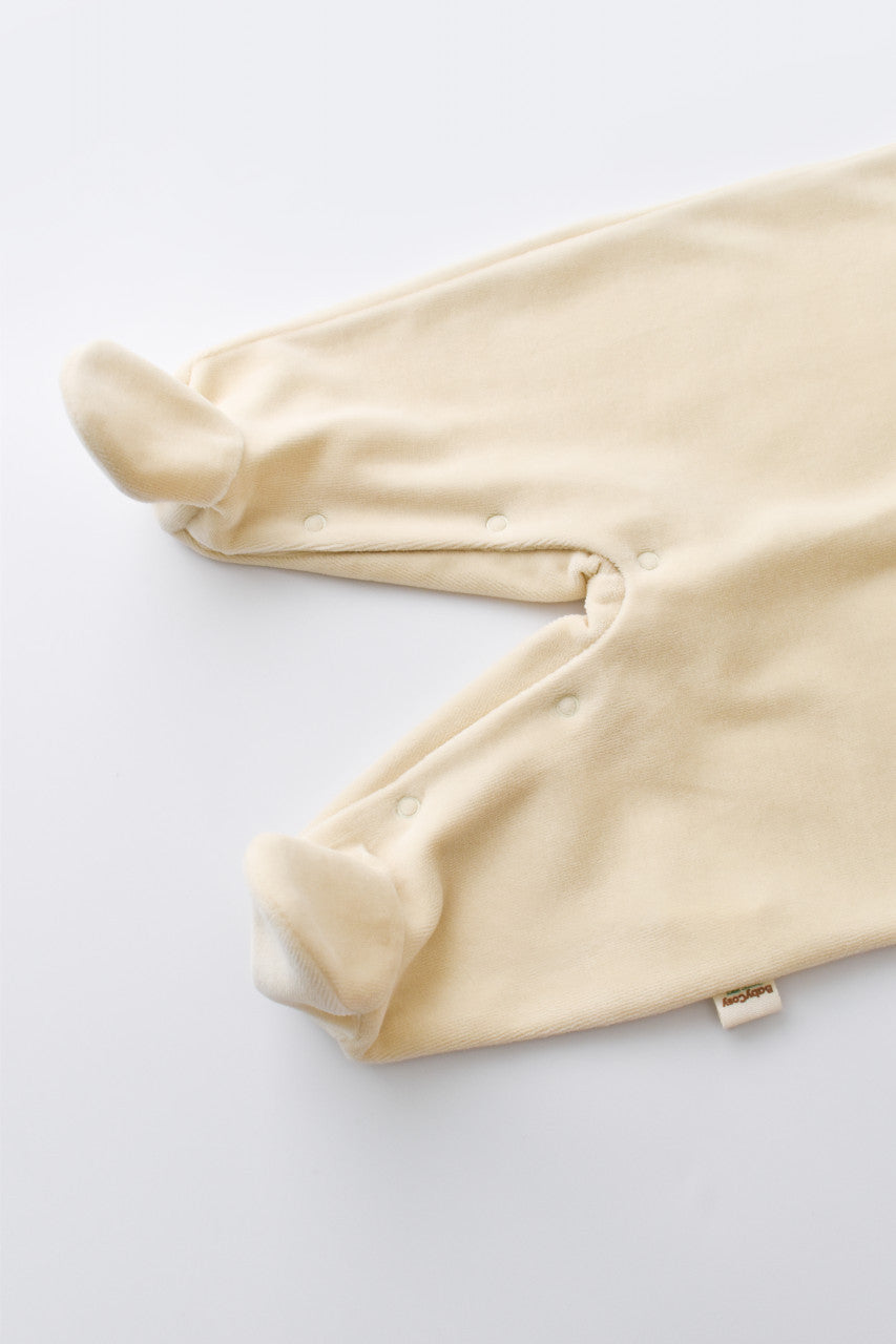 Salopeta Ursulet cu maneca lunga si botosei din 80%bumbac organic si 20% poliester - , BabyCosy